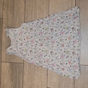 Girls Gap Size 5 Tank Top Llama Dress